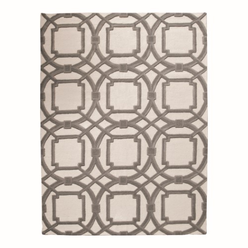 Arabesque Rug-Grey/Ivory